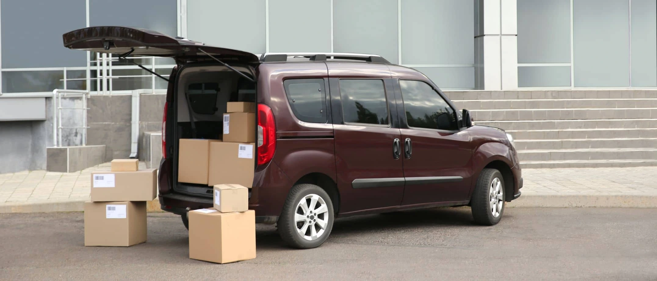 Package delivery for taxi businesses