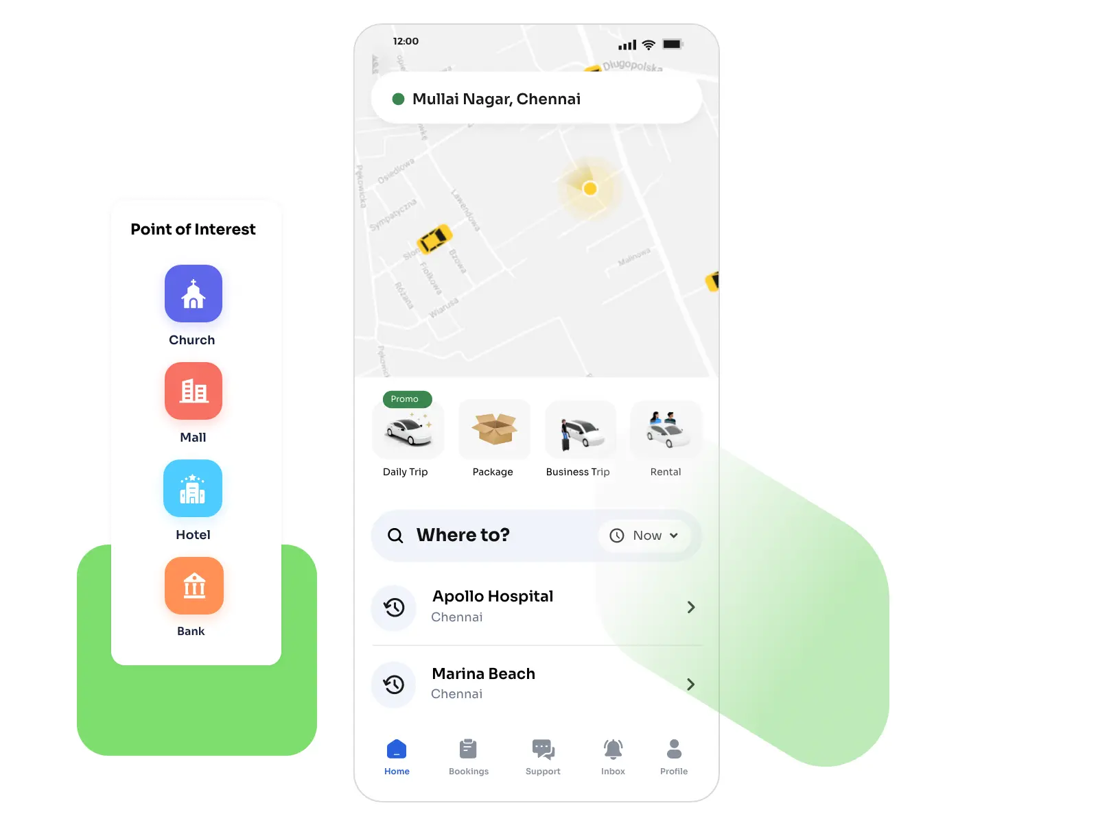 Employee transport management system
