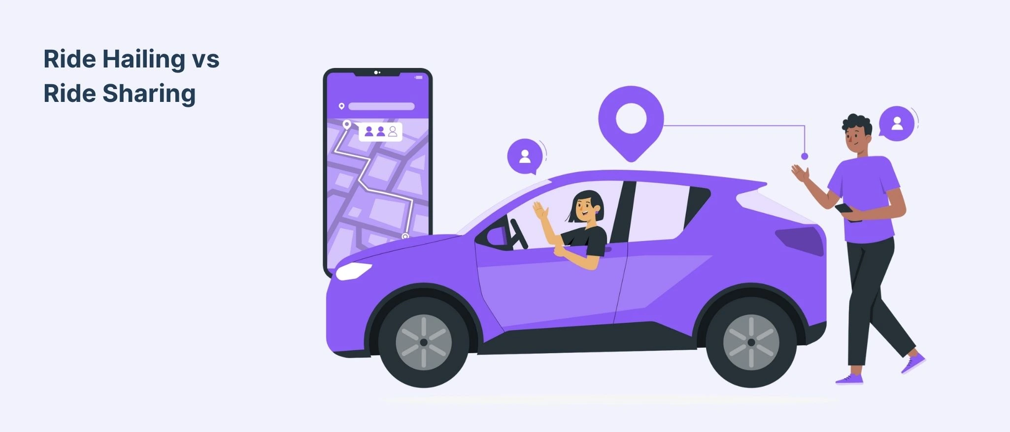 Ride hailing vs ride sharing